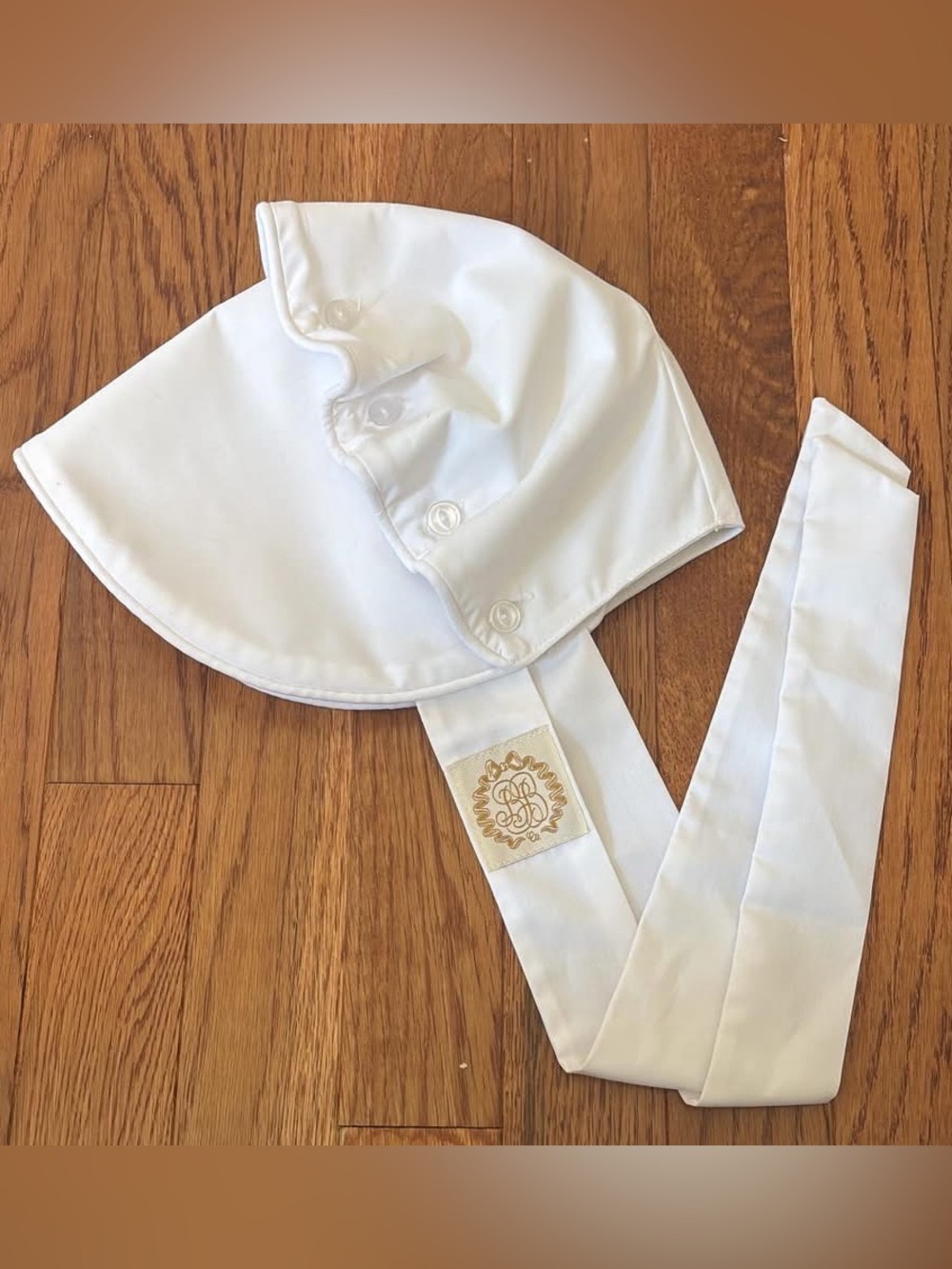 TBBC White Bonnet Size M